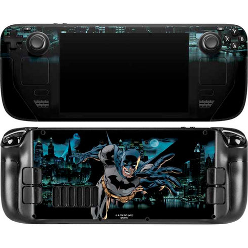 DC Comics Batman All Star Batman & Robin, The Boy Wonder Action Pose Art BY Jim Lee Steam Deck Handheld Gaming Computer OLED Skin