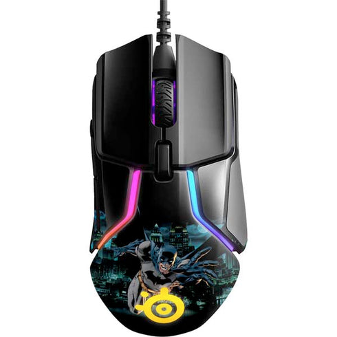 DC Comics Batman All Star Batman & Robin, The Boy Wonder Action Pose Art BY Jim Lee SteelSeries Rival 600 Gaming Mouse Skin