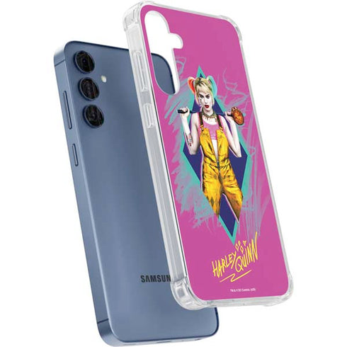 DC Comics Fierce Harley Quinn Galaxy A55 5G Clear Case