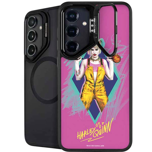 DC Comics Fierce Harley Quinn Galaxy S24 FE Kickstand Case