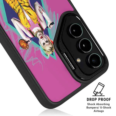 DC Comics Fierce Harley Quinn Galaxy S25 Plus Kickstand Case
