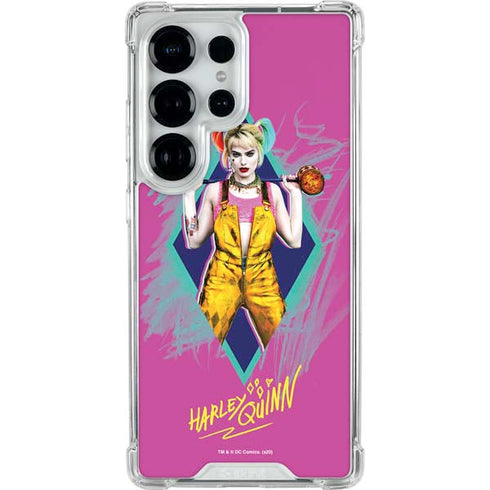 DC Comics Fierce Harley Quinn Galaxy S25 Ultra Clear Case