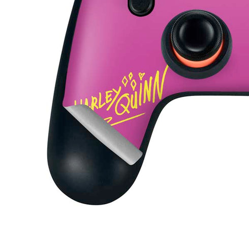 DC Comics Fierce Harley Quinn Google Stadia Controller Skin