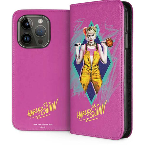 DC Comics Fierce Harley Quinn iPhone 15 Pro Folio Case