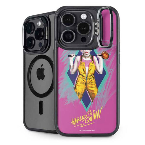 DC Comics Fierce Harley Quinn iPhone 15 Pro Max Kickstand Case