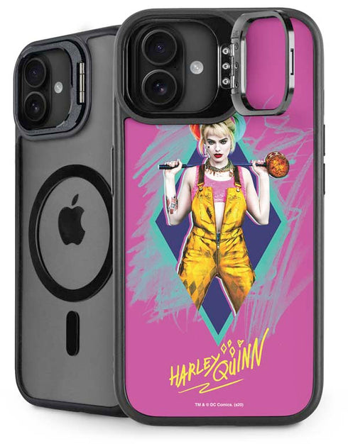 DC Comics Fierce Harley Quinn iPhone 16 Plus Kickstand Case