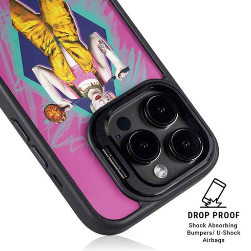 DC Comics Fierce Harley Quinn iPhone 16 Pro Kickstand Case