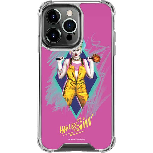 DC Comics Fierce Harley Quinn iPhone 16 Pro Max Clear Case