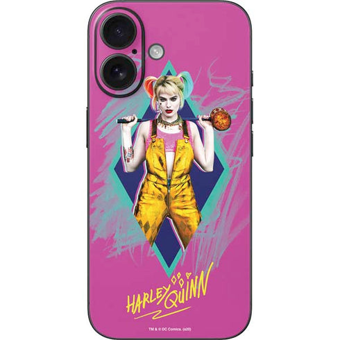 DC Comics Fierce Harley Quinn iPhone 16 Skin