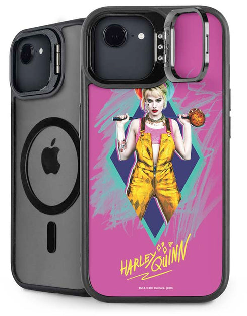DC Comics Fierce Harley Quinn iPhone 16e Kickstand Case