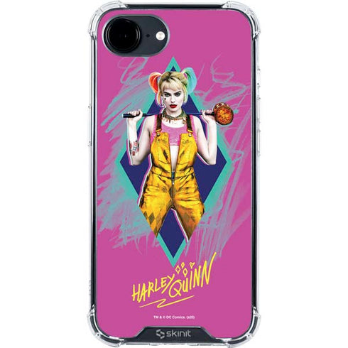 DC Comics Fierce Harley Quinn iPhone 16e Clear Case