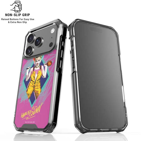 DC Comics Fierce Harley Quinn iPhone 18 Pro Clear Case
