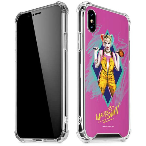 DC Comics Fierce Harley Quinn iPhone X/XS Clear Case