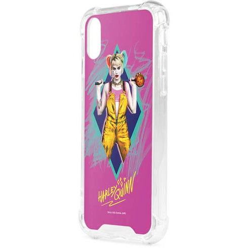 DC Comics Fierce Harley Quinn iPhone XS Clear Case