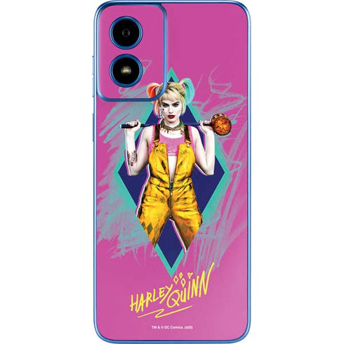 DC Comics Fierce Harley Quinn Moto G Play 4G (2024) Skin