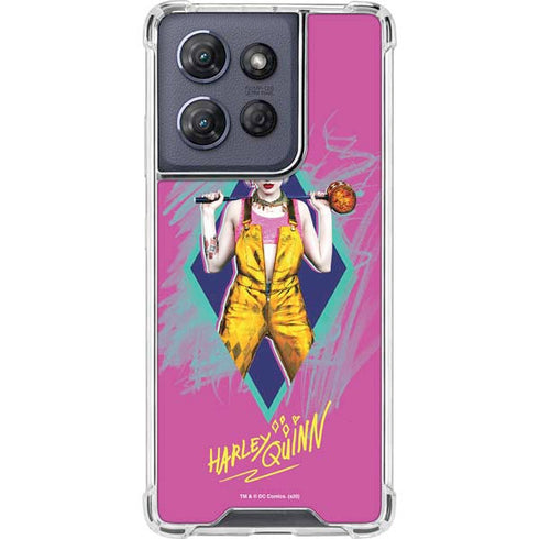 DC Comics Fierce Harley Quinn Moto G Stylus 5G (2025) Clear Case