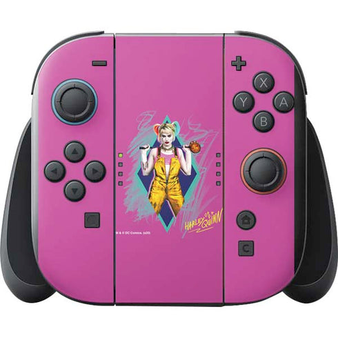 DC Comics Fierce Harley Quinn Nintendo Switch 2 (2025) with Joy-Con Skin