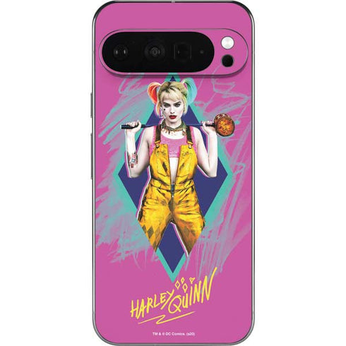 DC Comics Fierce Harley Quinn Pixel 9 Pro XL Skin