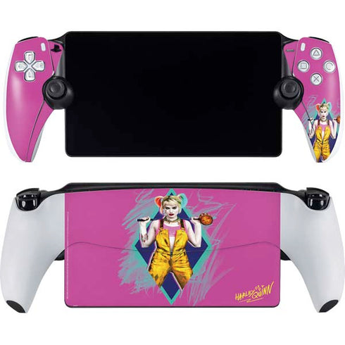 DC Comics Fierce Harley Quinn PlayStation Portal Remote Player Skin