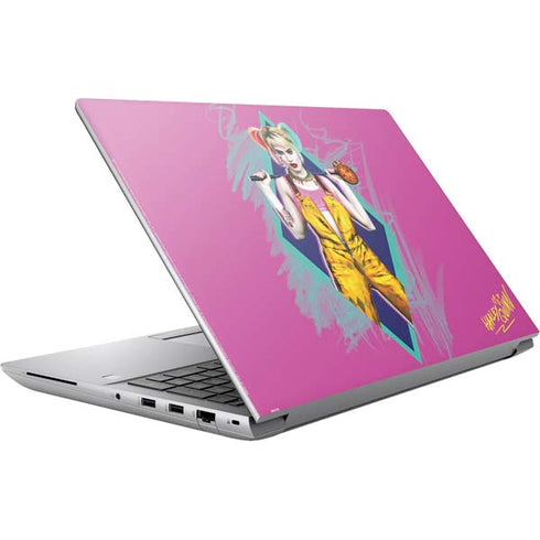 DC Comics Fierce Harley Quinn HP ZBook Fury 16 G10 Skin
