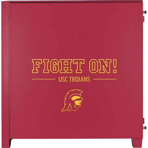 University of Southern California Fight On Corsair 4000D Tempered Glass Mid-Tower ATX Case Skin