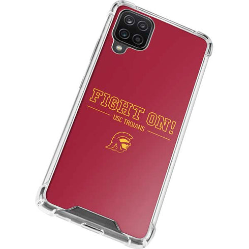 University of Southern California Fight On Galaxy A12 Clear Case