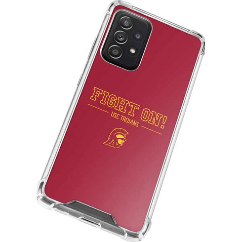 University of Southern California Fight On Galaxy A52 5G Clear Case