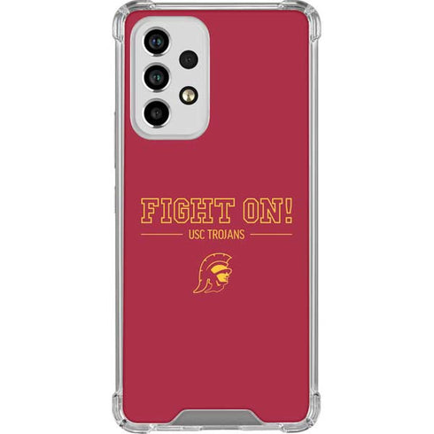 University of Southern California Fight On Galaxy A53 5G Clear Case