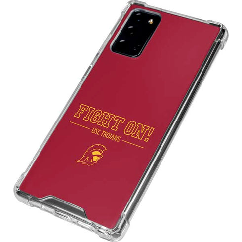 University of Southern California Fight On Galaxy Note20 5G Clear Case