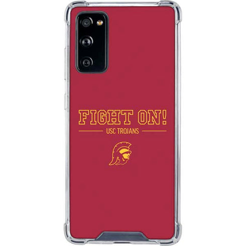 University of Southern California Fight On Galaxy S20 FE Clear Case