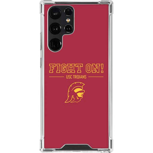 University of Southern California Fight On Galaxy S23 Ultra Clear Case
