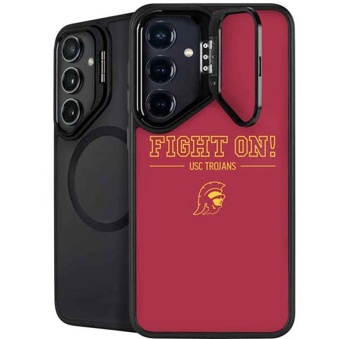 University of Southern California Fight On Galaxy S24 FE Kickstand Case