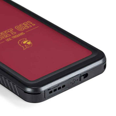 University of Southern California Fight On Galaxy S24 Plus Waterproof Case