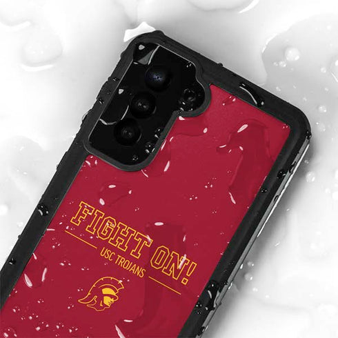 University of Southern California Fight On Galaxy S24 Plus Waterproof Case