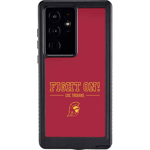 University of Southern California Fight On Galaxy S24 Ultra Waterproof Case