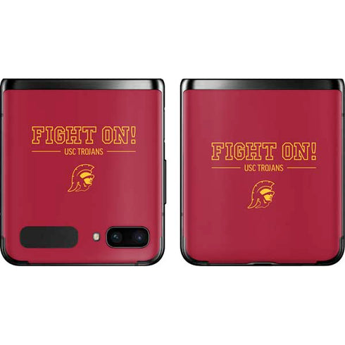 University of Southern California Fight On Galaxy Z Flip Skin