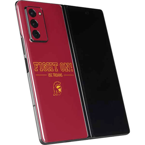 University of Southern California Fight On Galaxy Z Fold2 5G Skin