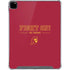 University of Southern California Fight On iPad Pro 12.9in (2020) Clear Case