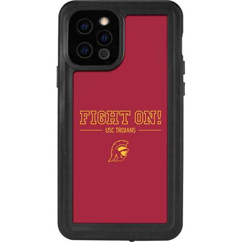 University of Southern California Fight On iPhone 12 Pro Waterproof Case