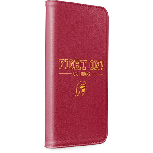 University of Southern California Fight On iPhone 15 Plus Folio Case
