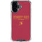 University of Southern California Fight On iPhone 16 Clear Case