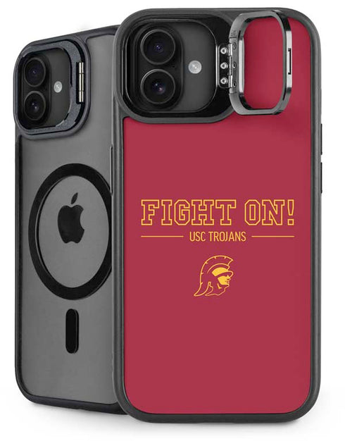 University of Southern California Fight On iPhone 16 Plus Kickstand Case