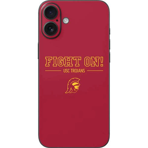 University of Southern California Fight On iPhone 16 Plus Skin