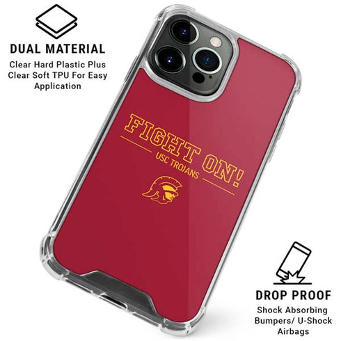 University of Southern California Fight On iPhone 16 Pro Max Clear Case