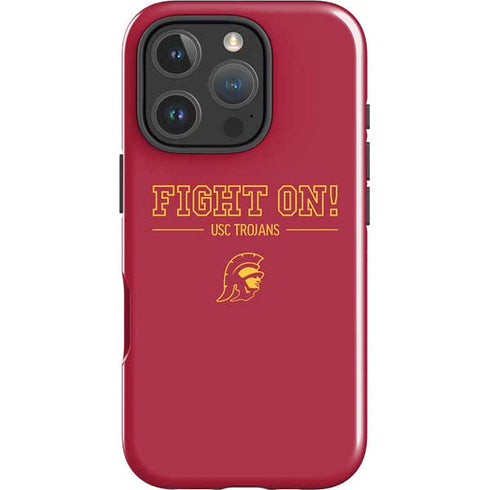 University of Southern California Fight On iPhone 16 Pro Max Impact Case