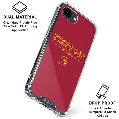 University of Southern California Fight On iPhone 16e Clear Case