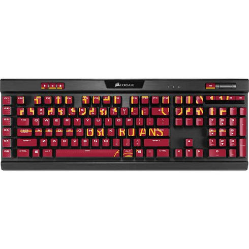 University of Southern California Fight On K95 RGB PLATINUM Mechanical Gaming Keyboard Skin