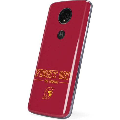 University of Southern California Fight On Moto E5 Plus Skin