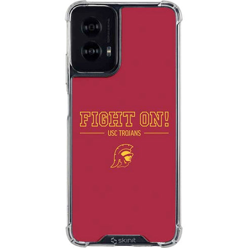 University of Southern California Fight On Moto G Power 5G (2024) Clear Case