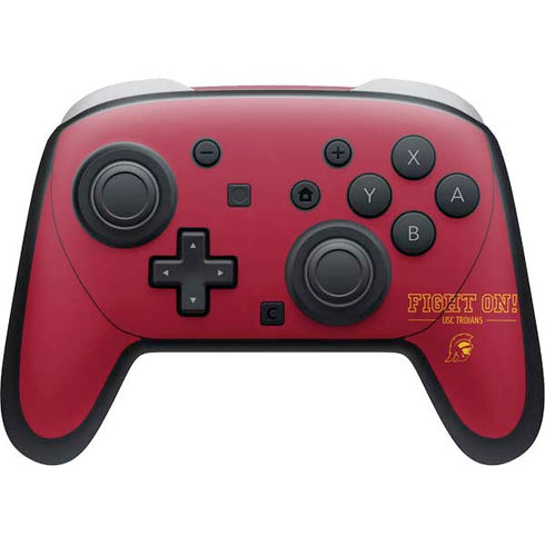 University of Southern California Fight On Nintendo Switch 2 (2025) Pro Controller Skin